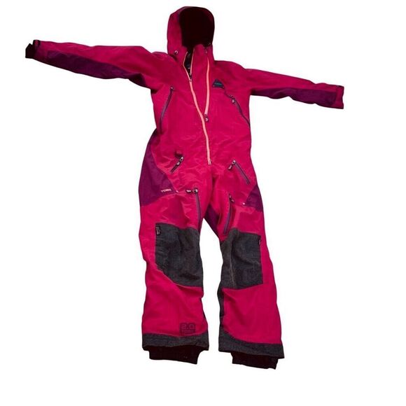 Vintage Tobe Sympatex Snowmobile Winter Ski Mono Suit Size Medium